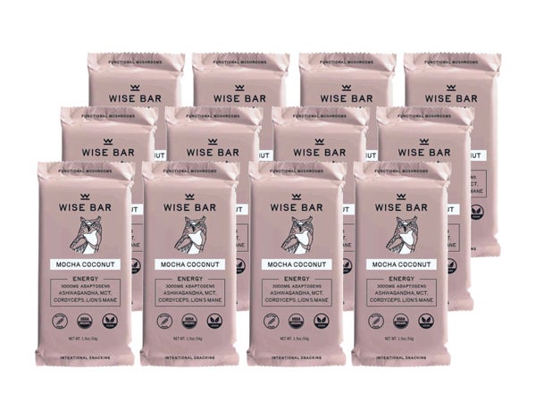 12-PACK OF Bar Nutritional Mocha Coconut Wise Bar 1.9 oz