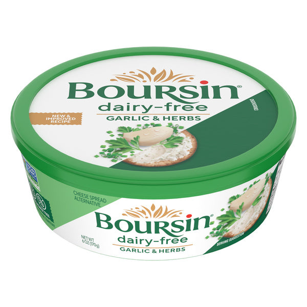 8-PACK OF CHEESE BOURSIN DAIRY-FREE G&H