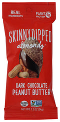 10-PACK OF NUT ALMOND SKINNY DIPPED ALMONDS 1.2 OUNCE - CASE OF 10