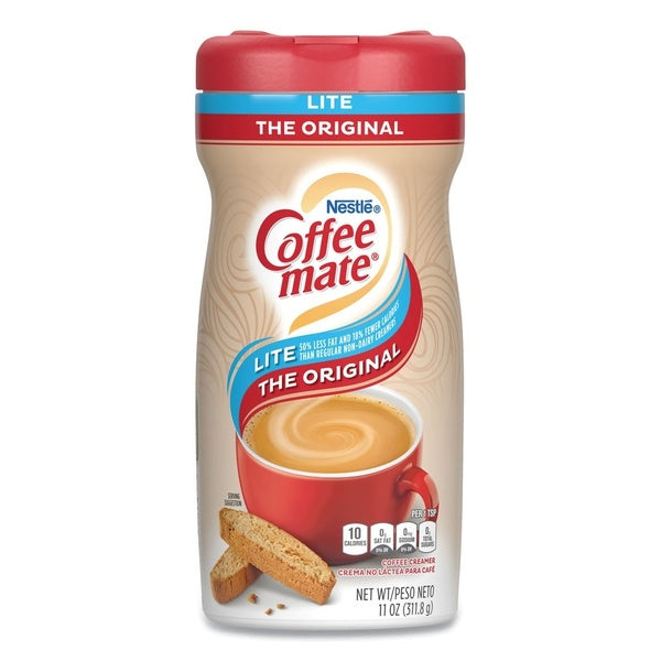 12-PACK OF Cream Creme Coffee-Mate Powdered Original Lite Creamer - 11 oz Canister (12 Count) - Perfect for Coffee Lovers