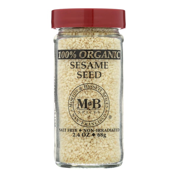3-PACK OF Seed Sesame Organic Morton & Bassett 2.4 oz