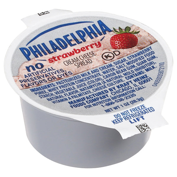 100-PACK OF CHEESE CREAM STRAWBERRY SPREAD