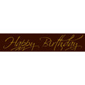 1- PACK OF DECORATION CHOC HAPPY BDAY
