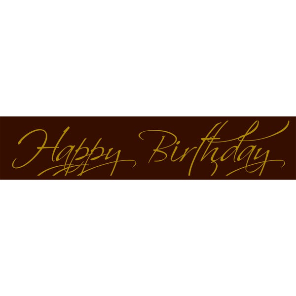1- PACK OF DECORATION CHOC HAPPY BDAY