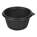 500-PACK OF BOWL PLAS BLK RND MICRWVBL