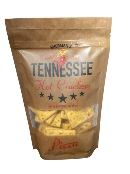 30-PACK OF Crackers Hot, Pizza Flavor, Shermans Tennessee Hot Crackers