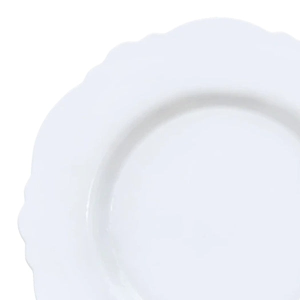 12-PACK OF Plate Salad 7.5" Solid White