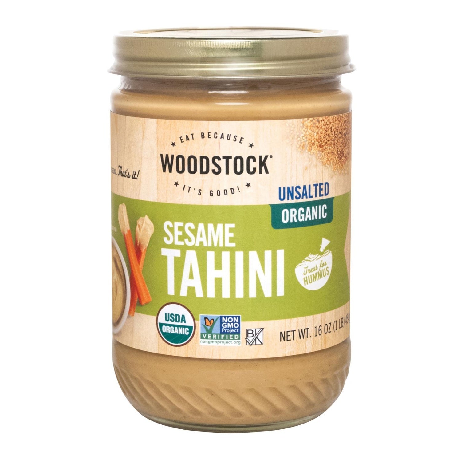12-PACK OF SAUCE TAHINI UNSALTED