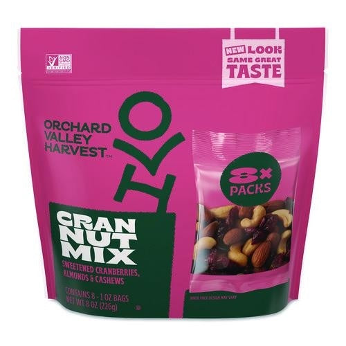 8-PACK OF SNACK NUT CRAN NUT MIX