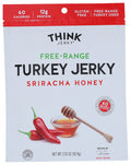 8-PACK OF TURKEY JERKY SRIRACHA HONEY 2.2 OUNCE - CASE OF 8