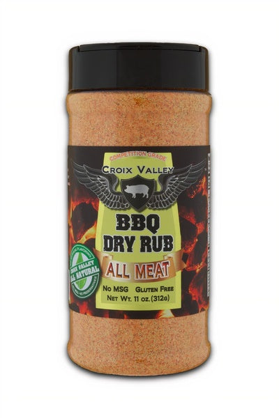 9-PACK OF Rub Dry All Meat BBQ, Croix Valley