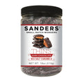6-PACK OF Dark Chocolate Sea Salt Caramel Thins Tub Sander'S Candy, 6 - 18 Oz