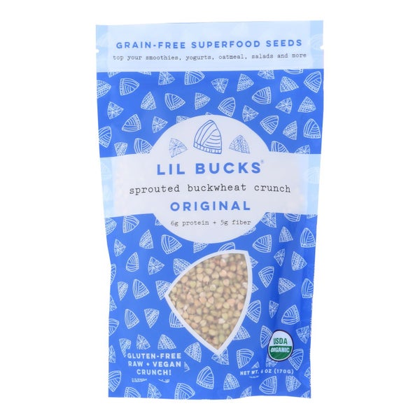 6-PACK OF Seed Buckwheat Original Lil Bucks 6 oz