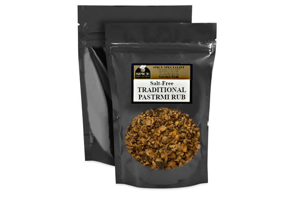 12-PACK OF Salt Free Traditional NY Deli Pastrami Rub - 12 Pack of 10 oz. Bags