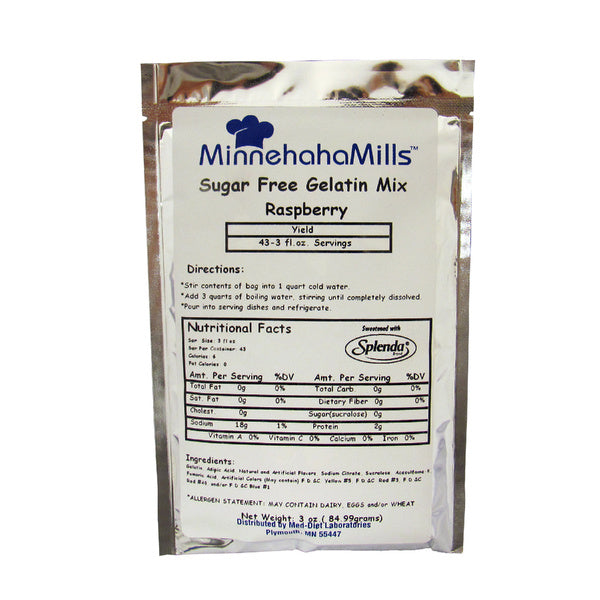 12-PACK OF GELATIN RASPBERRY MIX SUGAR FR