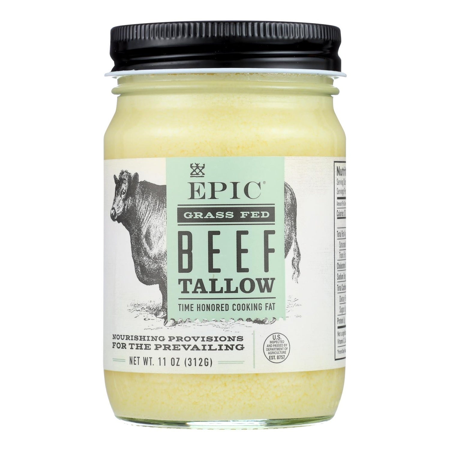 6-PACK OF BEEF FAT GRASS FED, TALLOW