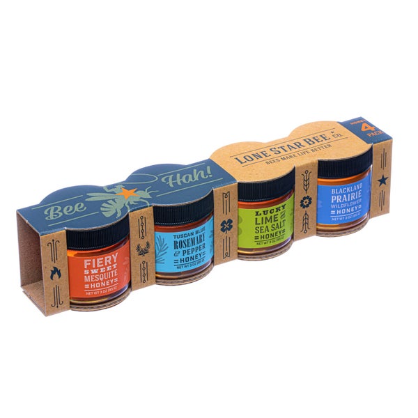 6-PACK OF Honey Variety COMPLETE 4-Pack Lone Star Bee Company