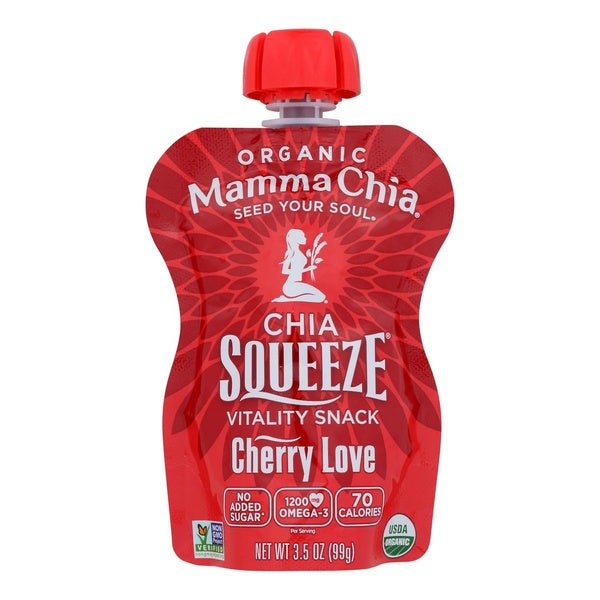 16-PACK OF Fruit Blend Cherry Beet Chia Mamma Chia 3.5 oz