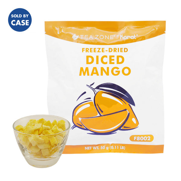 12-PACK OF Fruit Pack Tea Zone Freeze-Dried Mango, Diced - Case of 12 bags