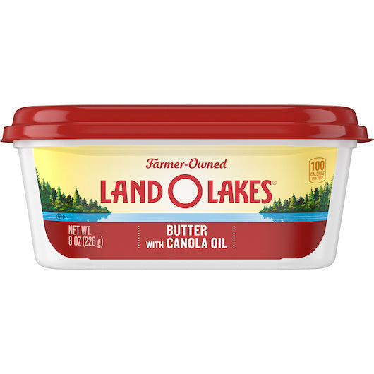 12-PACK OF Soft Spreadable Butter With Canola Oil Land O Lakes, 12 - 8 Oz