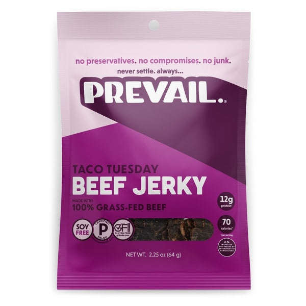8-PACK OF Prevail Jerky Taco Tuesday Beef 8 pk