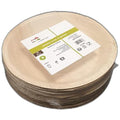 4-PACK OF PLATE ROUND PALM LEAF 10IN