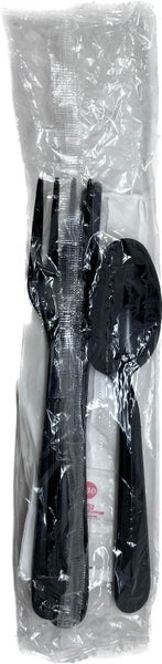1-PACK OF KIT CUTLERY BLK HD FSKN S&P