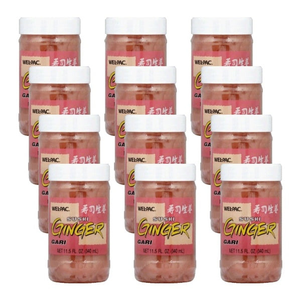 12-PACK OF Ginger Pkld Sushi Wel Pac 11.5 oz