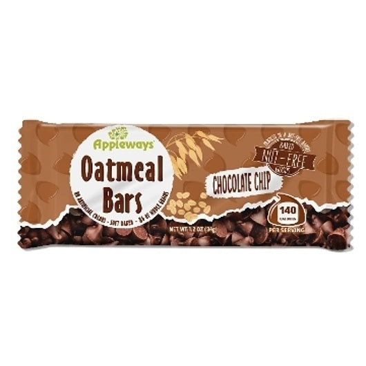 216-PACK OF Whole Grain Chocolate Chip Oatmeal Bar Appleways, 216 - 1 CNT