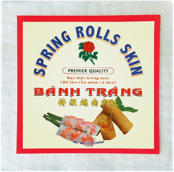 12 OZ-PACK OF RICE PAPER SPRINGROLL SKINS