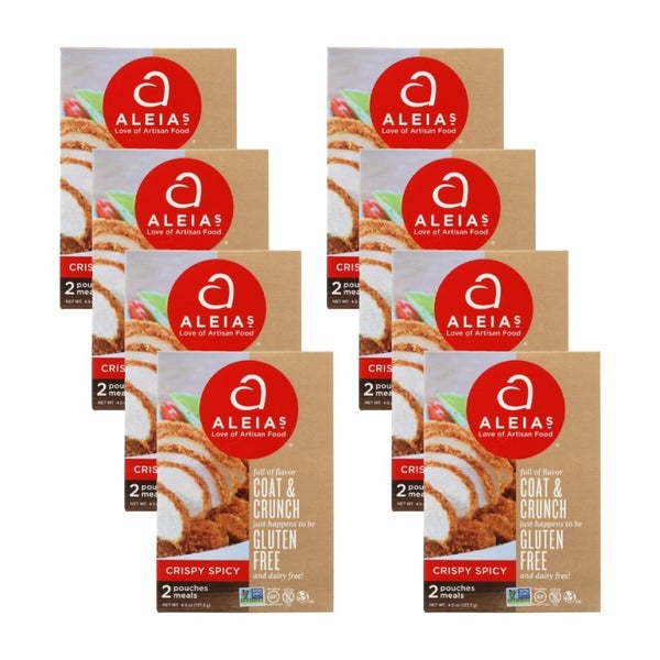 8-PACK OF Bread Crumb Crispy Spicy Aleias 4.5 oz