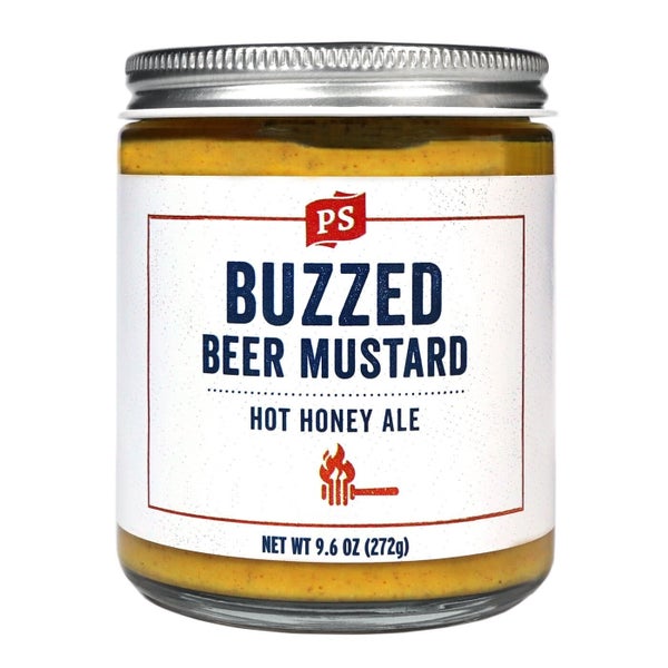 6-PACK OF Mustard Buzzed Hot Honey Ale, PS Seasoning
