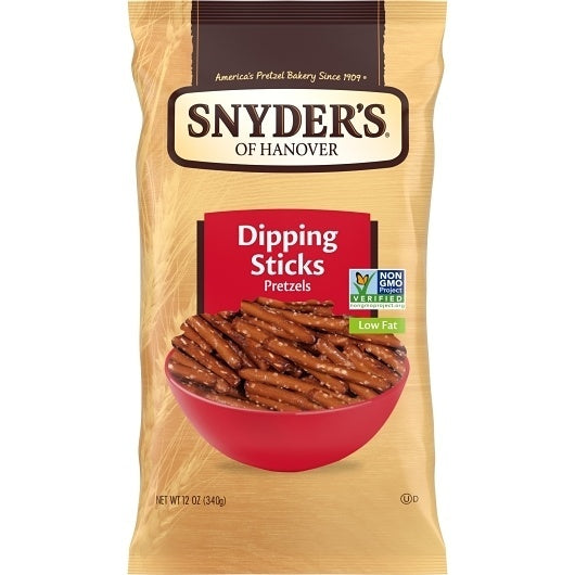 12-PACK OF Pretzel Dipping Sticks Snyders, 12 - 12 Oz