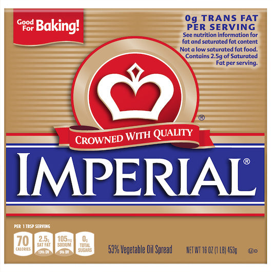 24-PACK OF Regular Quarters Imperial Margarine, 24 - 16 Oz