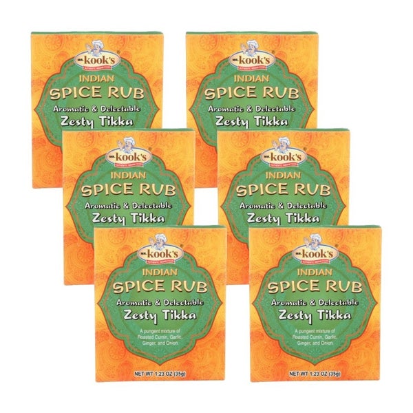 6-PACK OF Seasoning Chicken Tikka Mr Kook 1.23 oz