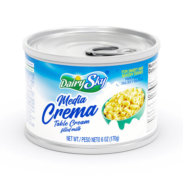 48-PACK OF Table Cream Media Crema 6 oz, 48-Pack