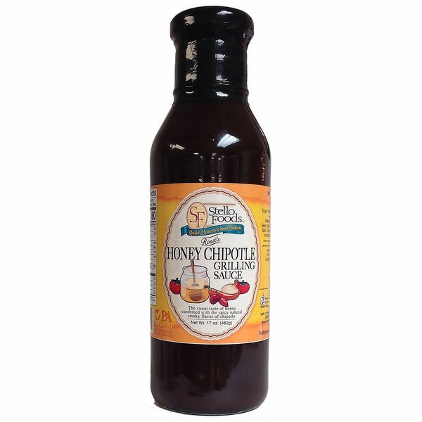 12-PACK OF Sauce Grilling Honey Chipotle Rosie's, Stello Foods