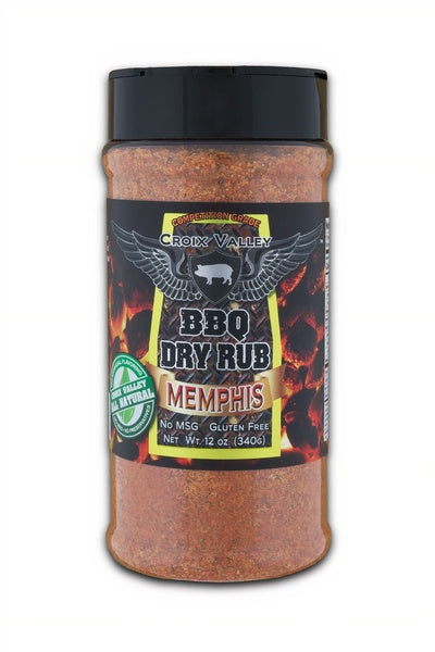 9-PACK OF Rub Dry Memphis BBQ, Croix Valley