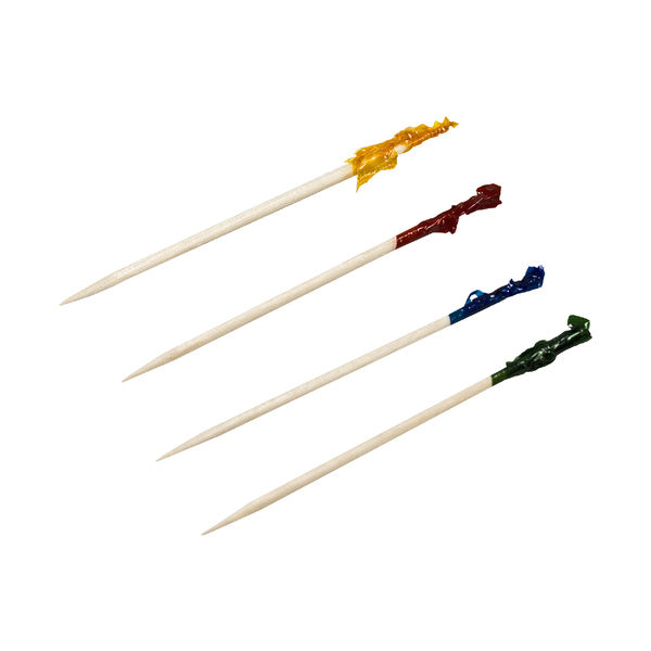 10-PACK OF PICK BAMBOO FRILL 4 IN