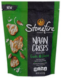12-PACK OF CRACKER CRISP NAAN, GARLIC AND CHEESE