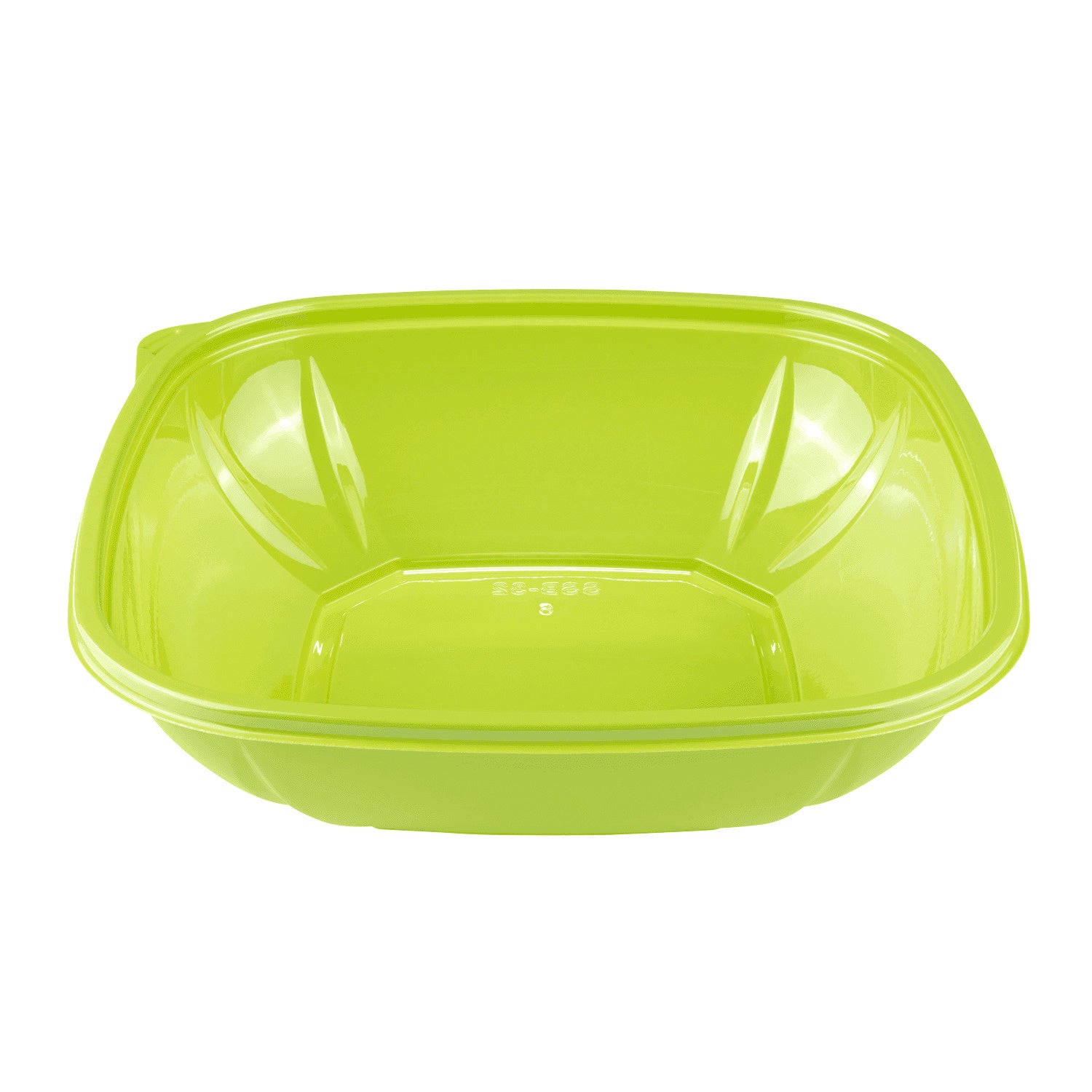 300-PACK OF Lid Togo Karat 300 ct 32 oz Square Disposable Salad Bowl Lids | PET | Green