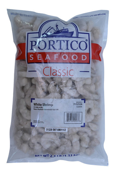2.5 LB-PACK OF SHRIMP WHT P&D TLOF 51/60