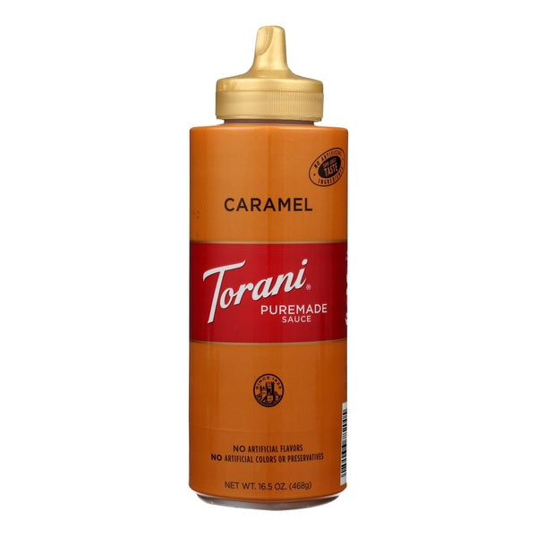 4-PACK OF Sauce Caramel Bulk Torani 16.5 oz
