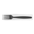 1000-PACK OF Fork Plastic Karat 1,000 ct PS Plastic Heavy Weight Forks Wrapped, Black