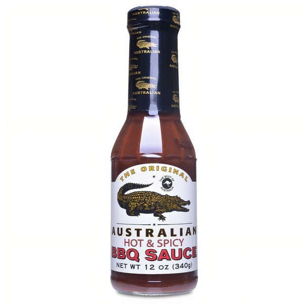 12-PACK OF Sauce Hot + Spicy Barbecue Original Australian, Food Imagineering