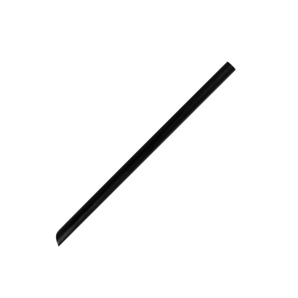 3500-PACK OF Straw 10 Karat 3,500 ct 9" Boba Straws (10 mm) | Unwrapped | Black