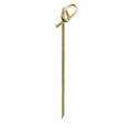 100-PACK OF Skewer Bamboo 7" Natural Knotted Pick Skewer