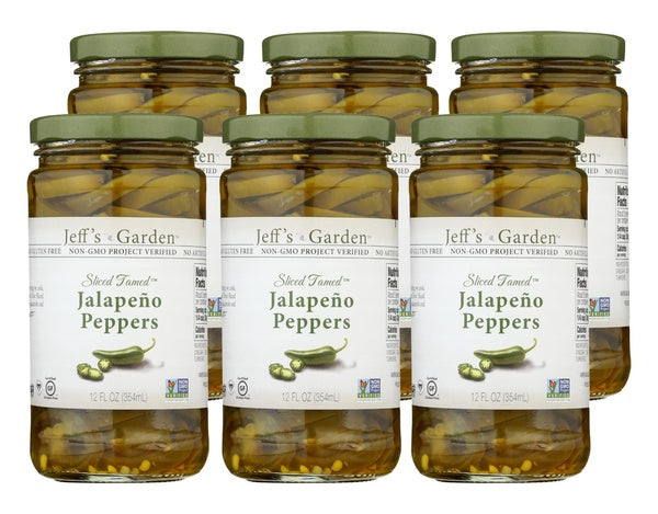 6-PACK OF Pepper Jalapeno Jeff's Natural 12 oz