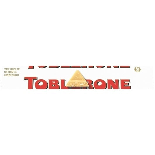 80-PACK OF Candy Chocolate Bar White Chocolate Toblerone, 4 - 20 - 3.52 Oz
