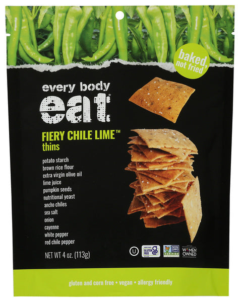 6-PACK OF Cracker Thin Every Body Eat 4 oz